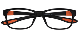 Franklin Rectangle Orange Glasses1