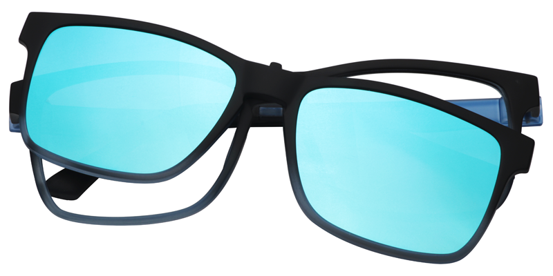Clip-On Blue Glasses0