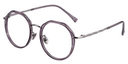 Laura Geometric Light Purple Glasses3