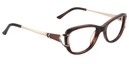 Una Oval Brown Glasses5