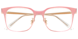 Clark Square Pink Glasses 1