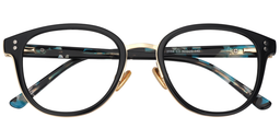 Matthew Round Black Glasses1