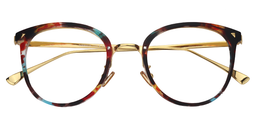 Sara Round Floral Glasses1