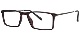 Alan Rectangle Brown Glasses2