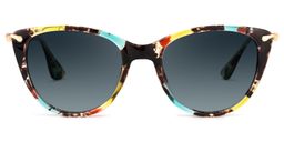 Clement Cat Eye Floral Glasses9