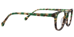 Tasha Square Green-Floral Eyeglasses4