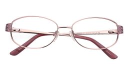 Mermaid Oval Pink Glasses1