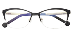 Pham Browline Black Glasses1