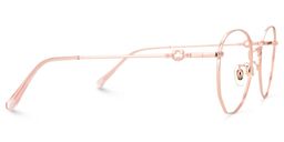 Neidy Geometric Rose-Gold Glasses2