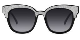 Mariel Square Black Sunglasses0