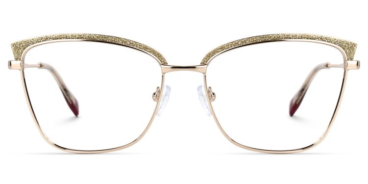 Myra Cateye Yellow Glasses