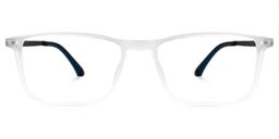 Bollin Rectangle White Glasses0