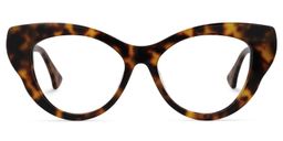 Cazeau Cateye Tortoise Glasses0