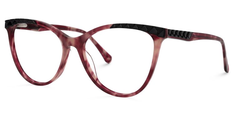 Hollinshed Cateye Red-Tortoise Glasses