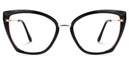 Montalvo Cateye Black Glasses0