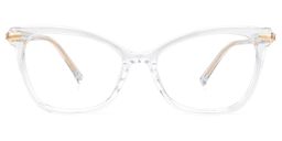 Wuraola Cateye Clear Glasses0