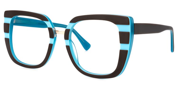 Byers Square Brown Glasses