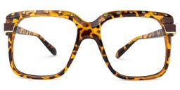 Zaida Square Tortoise Glasses0