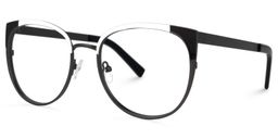 Padilla Cateye Black Glasses1