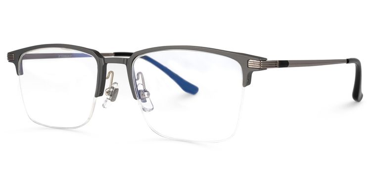 Yoreisis Rectangle Gray Glasses