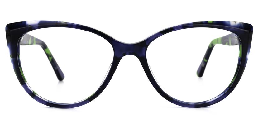 Maricella Cateye Dark-Blue Glasses
