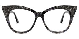 Yarisbeth Cateye Gray-Tortoise Glasses0