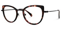 Taisha Cateye Red-Tortoise Glasses1