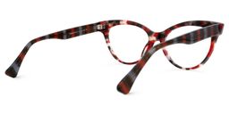 Lyndon Cateye Red-Floral Glasses3