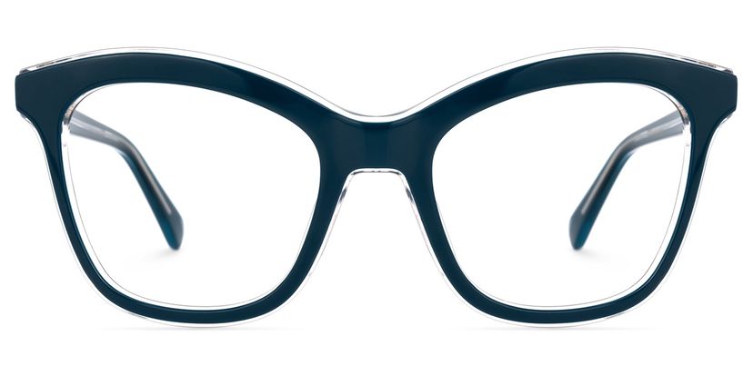 Cirino Cateye Dark-Blue Glasses
