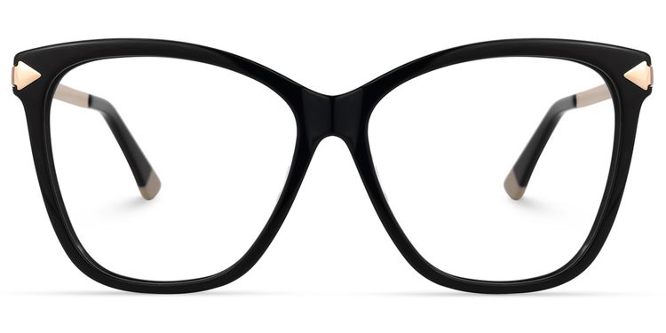 Brinelly Cateye Black Glasses