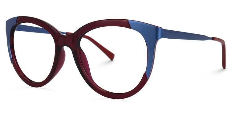 Camper Round Red Glasses
