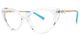 Bender Cateye Clear Glasses1