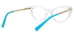 Bender Cateye Clear Glasses3