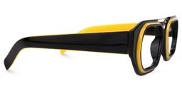 Ineabell Geometric Yellow Glasses2
