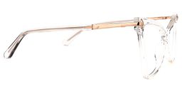 Cristina Geometric Clear Glasses2