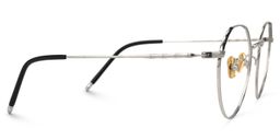 Riddle Geometric Silver Glasses2