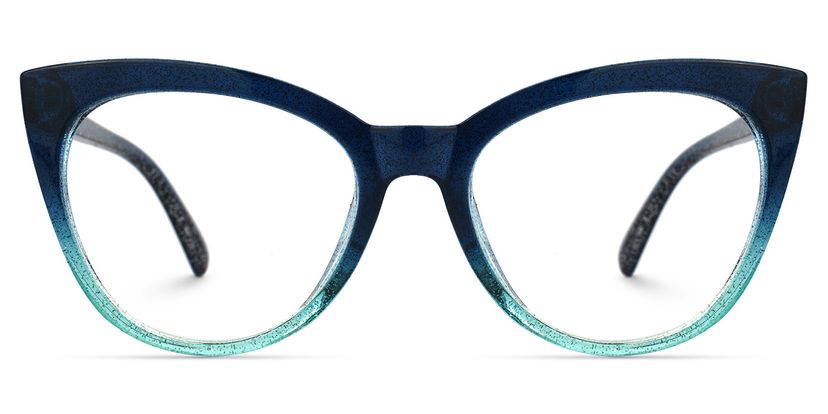 Ellzey Cateye Blue Glasses