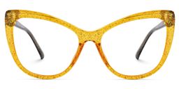 Gomez Cateye Yellow Glasses0
