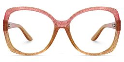 Robyn Butterfly Two-Tone Glasses0