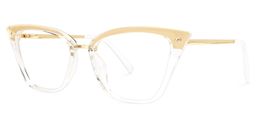 Dionne Cateye Clear Glasses1