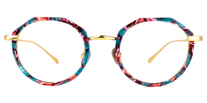 Erin Geometric Floral Glasses