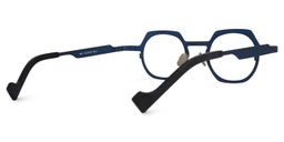 Moraima Geometric Blue Glasses3