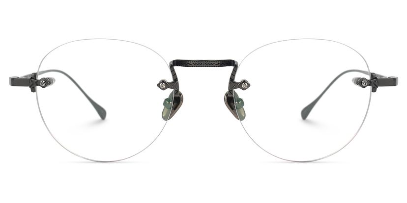 Guevara Round Gray Glasses