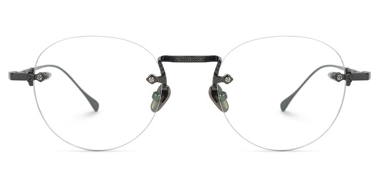 Guevara Round Gray Glasses