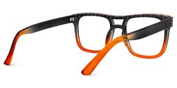 Canisha Square Orange Glasses3
