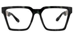 Regina Square Green Glasses0