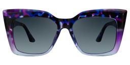 Hoofe Square Purple-Tortoise Sunglasses0