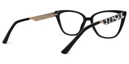 Knapp Cateye Black Glasses2