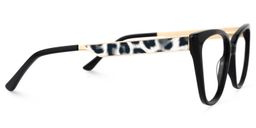 Knapp Cateye Black Glasses3