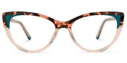 Julissa Cateye Two-Tone Glasses0